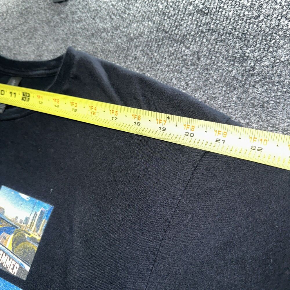 Custom Houston Texas Hammer GTA Graphic Tee I-610 Size XL Black Rockstar Parody - Picture 5 of 8